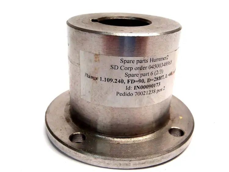 Used SD Corp Flange w/ Key FD 90 D 38H7 L 60 Bearings Michigan US | Maverick Industrial Sales #1400858