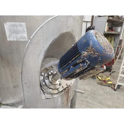 Used 1,300 Gal Bendel Stainless Steel Liquid Mix Tank w/ Side Agitator Disperser