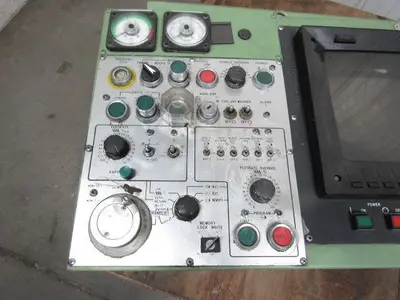 Hitachi Seiki Operator Interface Panel W/Swing Arm Removed From a HT25 CNC
