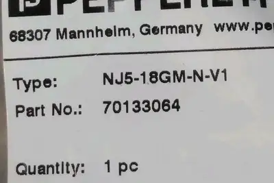 Pepperl+Fuchs NJ5-18GM-N-V1 proximity switch Loc5E1/3