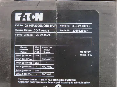New | in-Stock EATON C441P3309NOUI-HVR Relays & Switches Texas US | Aucto #1308464
