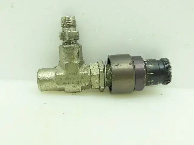 Parker Right Angle Metering /Shut-Off Valve 250 PSI  1/8" NPT
