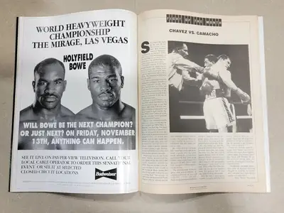 USED BOXING ILLUSTRATED DECEMBER 1992
