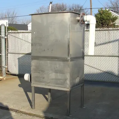 SPC7224  Tank 225 gallon vertical tank, Stainless Steel, flat Rectangular