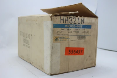 New | in-Stock Crouse-Hinds HH321N Relays & Switches California US | Davliegogo LLC #1707680