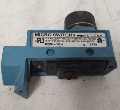 🔥QTY 2 - HONEYWELL MICRO SWITCH BZV6-2RN2