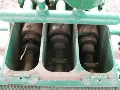 USED OILWELL S-856-10, (FORMERLY S-824-10) 5X8 TRIPLEX MUD PUMP PACKAGE
