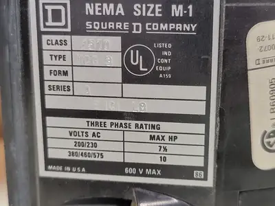 USED SQUARE D 2510 MCG 3