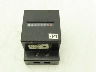 ENM Counting Instruments T32F717D AC/DC DIN Rail Mount Hour Meter 12/24VDC