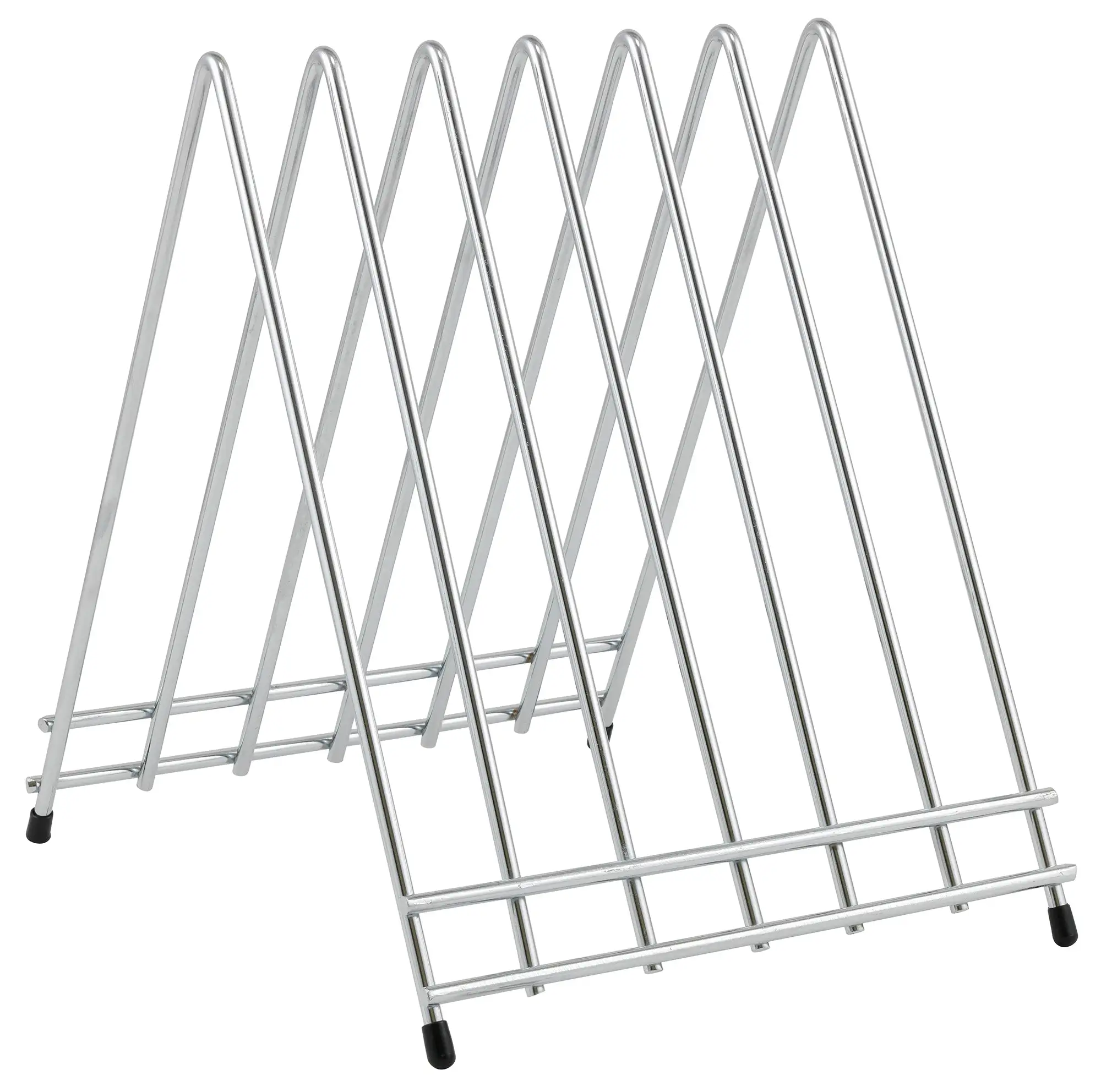 Cutting Board Rack, 6 Slots, Chrome Plated (6 Each)