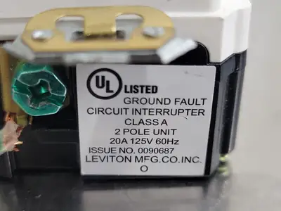 GFCI Duplex Receptacle 15A 125V
