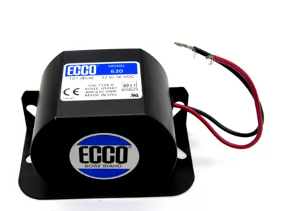 NEW ECCO 630 BACK UP ALARM TYPE B 12-36 VDC