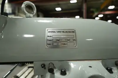 YUWE TM250 Bridgeport Style Manual Milling Machine (1 Phase)