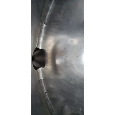 Used Stainless Steel Sanitary Insulated Slant bottom Liquid Tank  - 500 Gallon