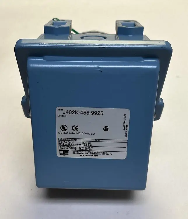 New | in-Stock UNITED ELECTRIC J402K-4559925 Miscellaneous Equipment (Electrical & Power) Ohio US | Surplus Asset Holdings #1242632