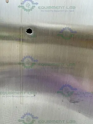 USED MILLIPORE STAINLESS STEEL INDUSTRIAL CONTROL PANEL ENCLOSURE 16" X 20" X 9"