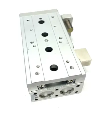 New | in-Stock Fabco-Air Double-Acting Pneumatic Linear Guided Slide Actuator Pneumatic Cylinders Michigan US | Maverick Industrial Sales #1398038