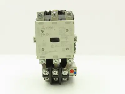 Mitsubishi S-N150 Motor Starter Contactor 600VAC 3Ph 100Hp Thermal Overload