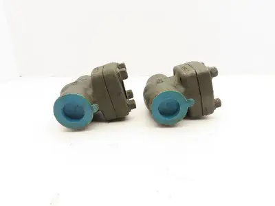 Sharpe 24834 Piston Check Valve Class 800 Steel 1" FNPT Threaded  Lot of 2