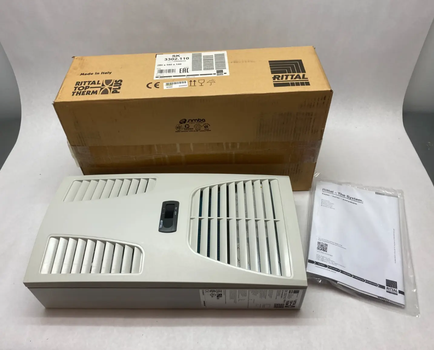 NEW RITTAL TOPTHERM BLUE E WALL-MOUNTED COOLING UNIT 300-4000W