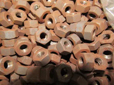 3/8-16 NC 2H Heavy Hex Nuts Lot Of 2000 Plus