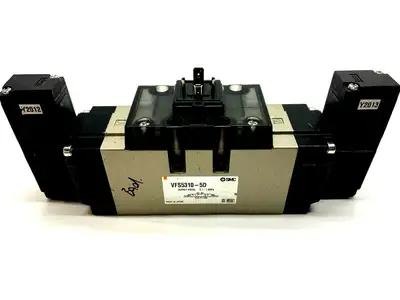 USED SMC DOUBLE SOLENOID VALVE 24VDC