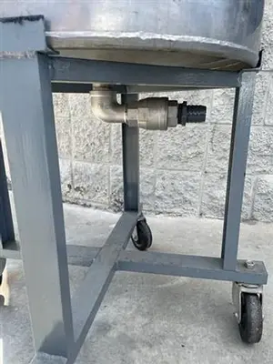 Tank, 50 Gallon, S/st, 22" X 32", On Casters #S744571