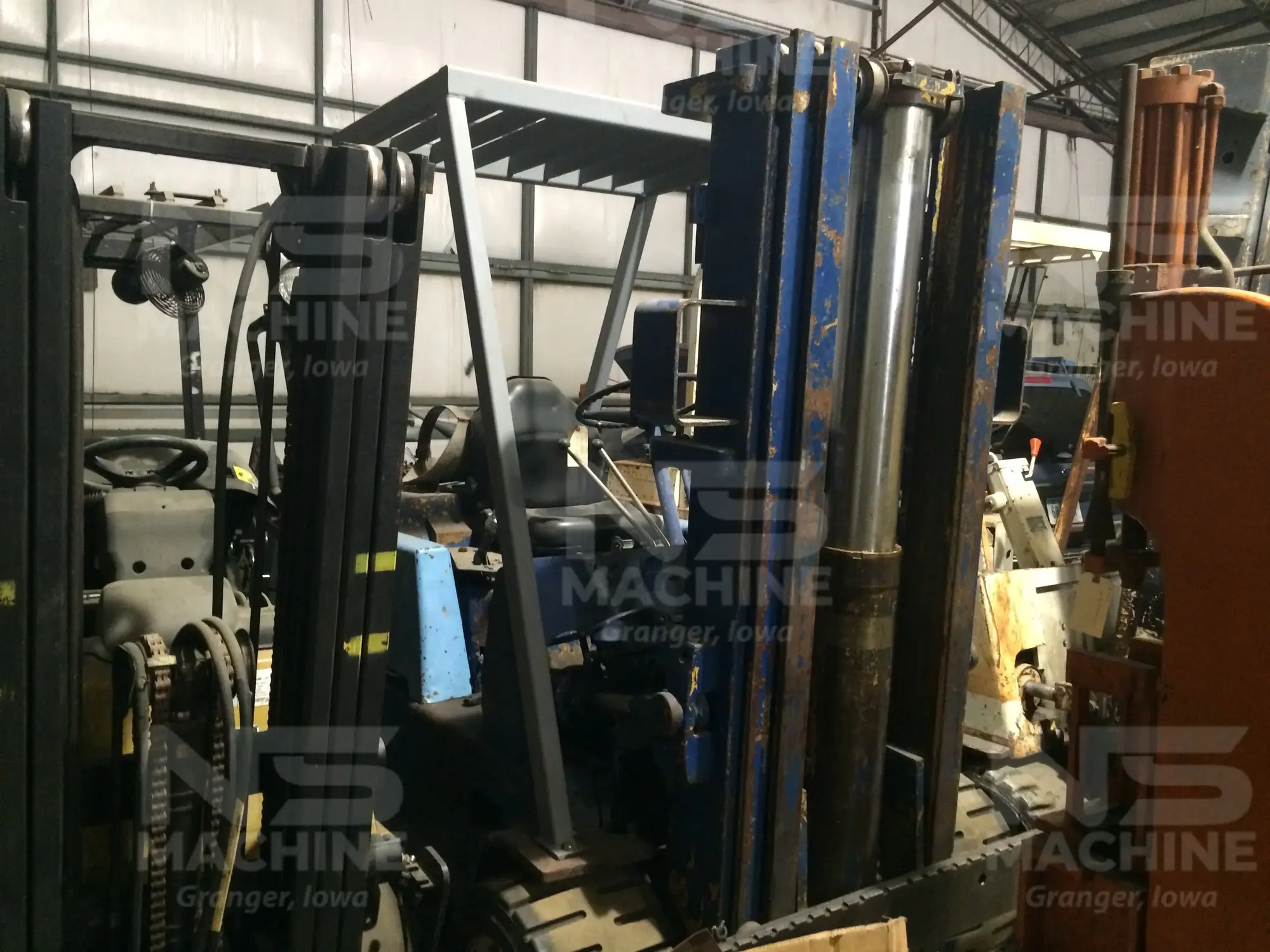 12,500 lb Clark Cushion Tire, LP Gas Forklift