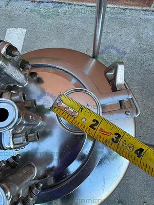 USED ALLOY PRODUCTS 10 LITER STAINLESS STEEL PROCESS / PRESSURE VESSEL 40 PSI