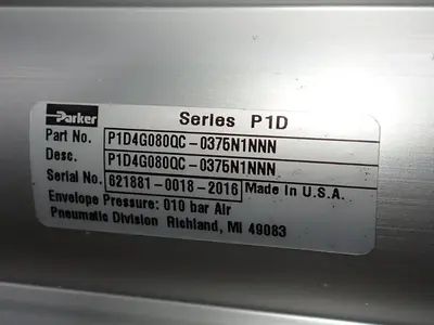 USED PARKER P1D4G080QC0375N1NNN