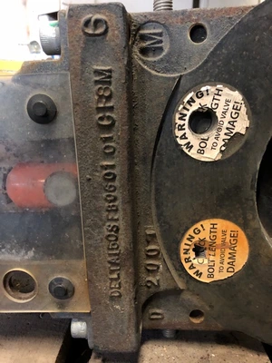 6" Weir Delta Industrial 150-06-SS-SSE5/1-PC-F18 Pneumatic Knife Gate Valve, New Storeroom Spare