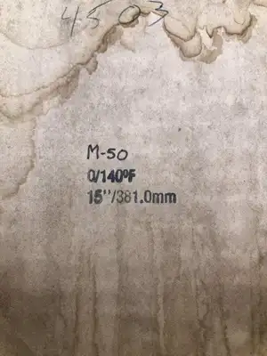 M-50 15″ Industrial Dial Thermometer 0-140°F -NIB