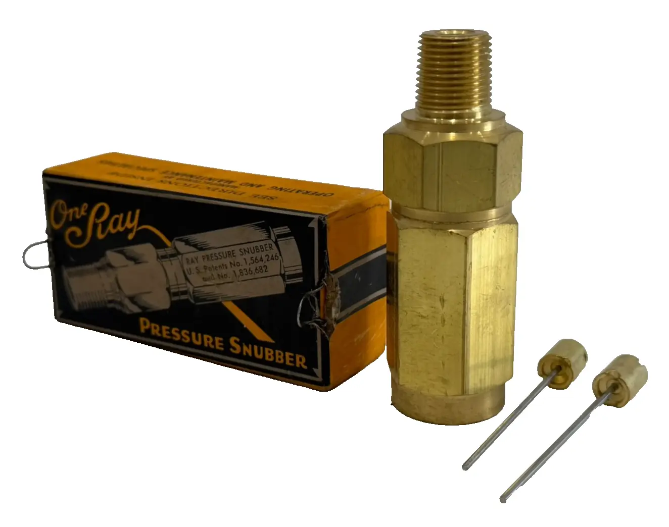 NEW LOT OF 2 ONE RAY 050B PRESSURE SNUBBER 3/8"
