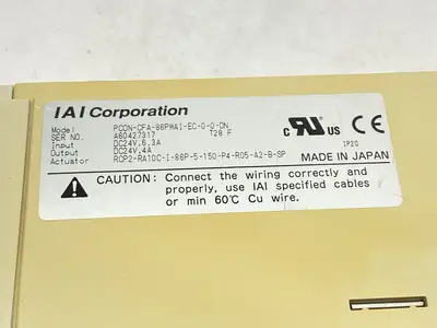 USED IAI PCON-CFA-86PWAI-EC-0-0-DN