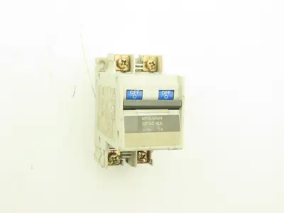 Mitsubishi CP30-BA  5A Amp Circuit Breaker Protector 2-Pole 250VAC  Lot of 9