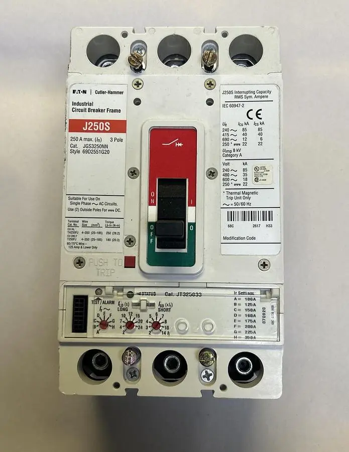 Used EATON JGS3250NN Miscellaneous Equipment (Electrical & Power) | Surplus Asset Holdings #1203479