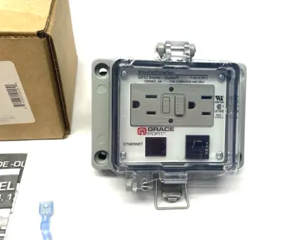 New | in-Stock Grace Technologies GracePort Ethernet Panel Interface Connector Electrical Fittings Michigan US | Maverick Industrial Sales #1391365