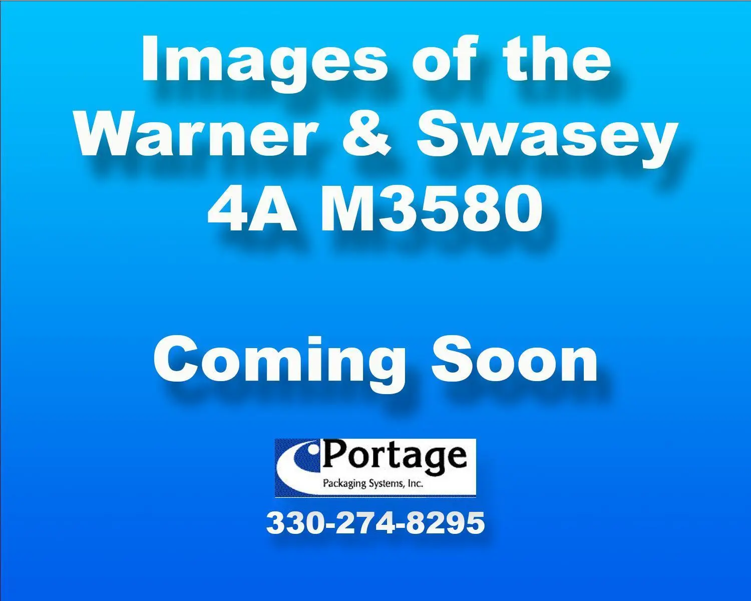 USED WARNER & SWASEY 4A-M3580