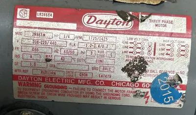 Used DAYTON 2N863M Industrial Controls Ohio US | Surplus Asset Holdings #1242434