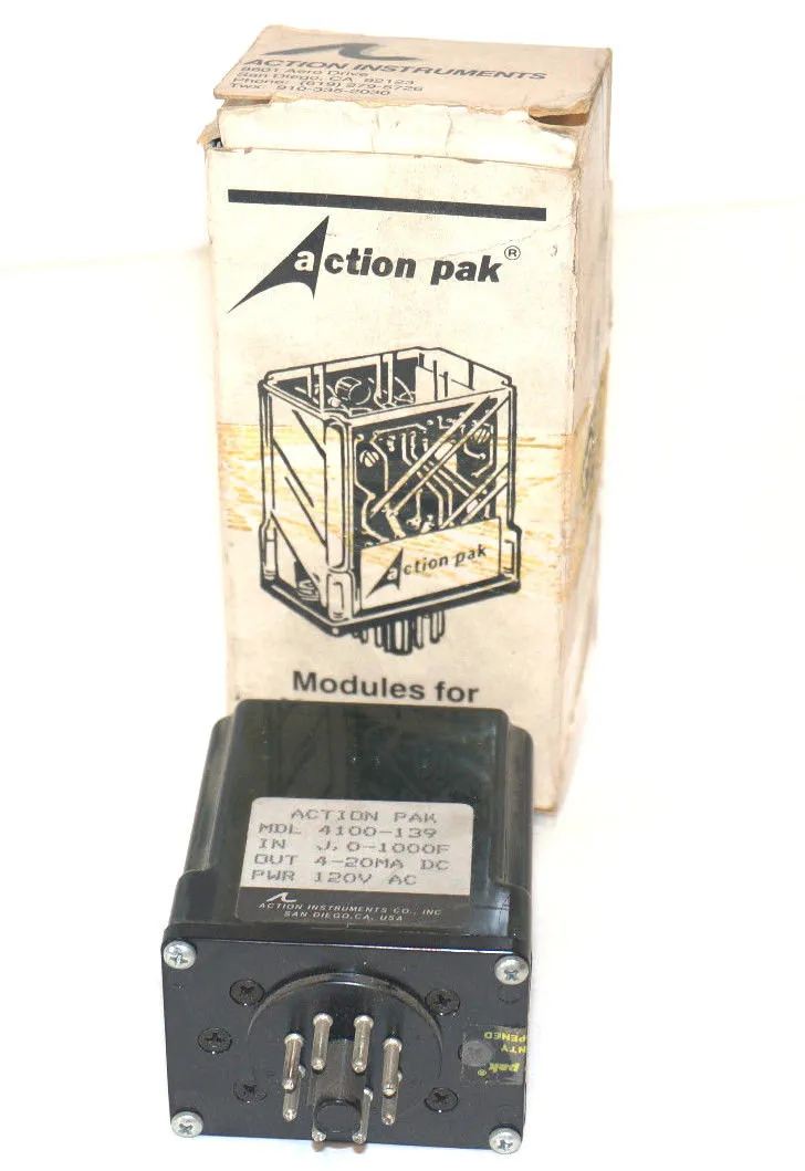 NEW ACTION PAK 4100-139 RELAY MODULE 4100139