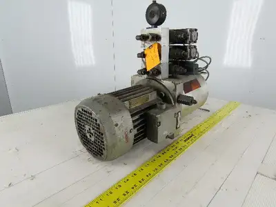 Hydro Pneumatics PMC 6 3 RVI OM1 G1 Hydraulic Power Unit W/Valve Stack 460V 3Ph