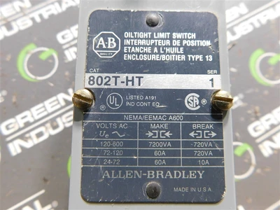 USED ALLEN BRADLEY 802T-HT