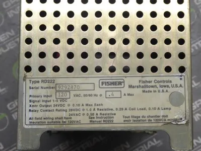 Fisher RD222 Chart Recorder Case Assembly Used