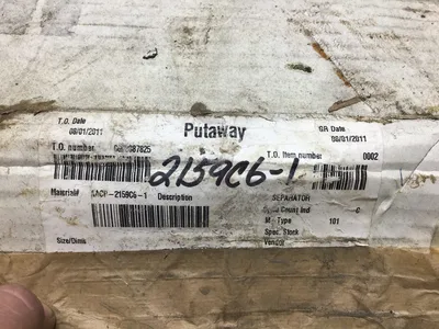 Putaway AACP-2159C6-1 Separator Moisture