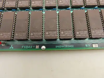 Mitsubishi Electric FX84A-0 PLC Slot Card Memory Circuit Board Module