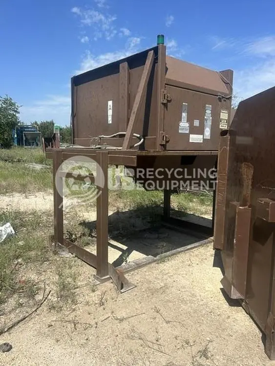 Used MARATHON VIP-6 VERTICAL COMPACTOR WITH 6YD BIN Misc Recycling Texas US | US Recycling Equipment #1292270