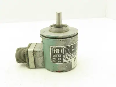 BEI Industrial H25E-SB-7200-M5-ABZC-8820-SM13 Rotary Encoder 5V 3/8" Shaft