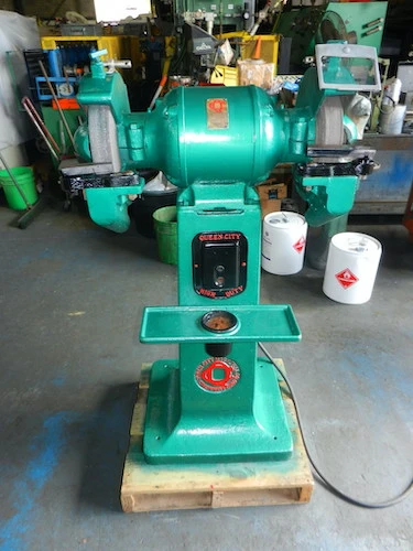 Used QUEEN CITY MACHINE TOOL 4F Pedestal Type Grinders (Double End) Florida US | Holland Machinery Co. #944273