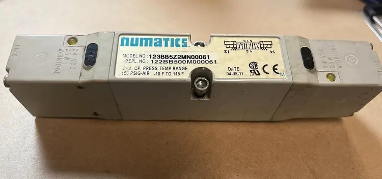 Used NUMATICS 123BB5Z2MN00061 Solenoid Valves | Surplus Asset Holdings #1204187