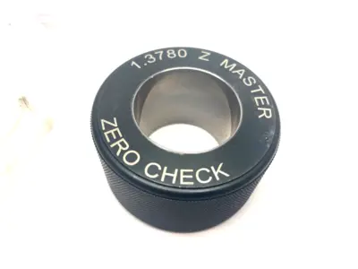 Zero Check 1.370" Class Z Master Steel Ring Gage - New Other